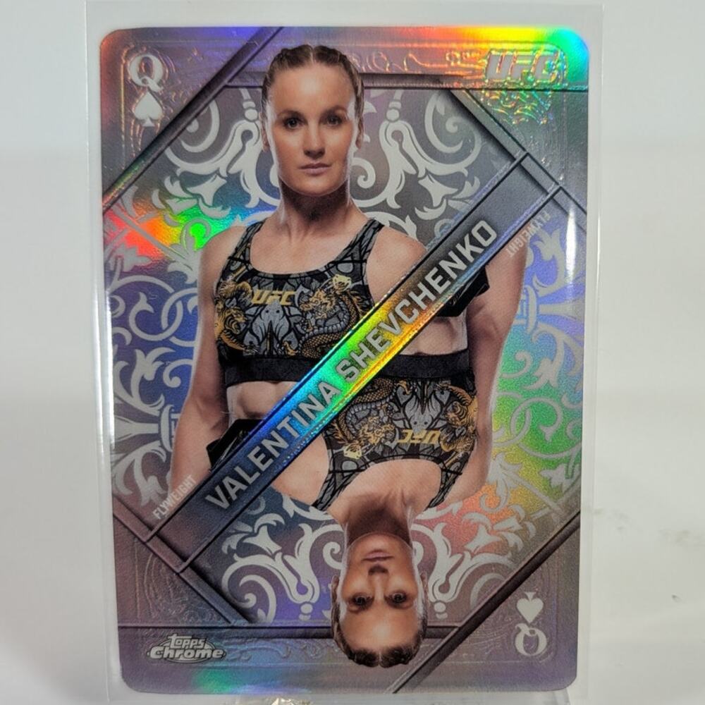2026 Topps Chrome UFC Valentina Shevchenko #KQ-16 Kings and Queens Hobby
